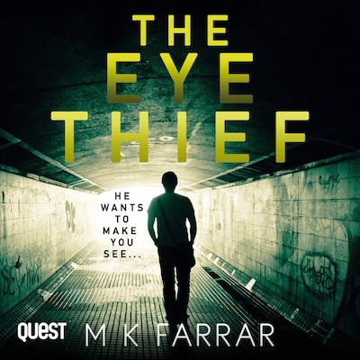 The Eye Thief – omslag til lydbogen af M. K. Farrar