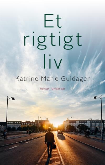 Et rigtigt liv – omslag til lydbogen af Katrine Marie Guldager