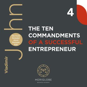 THE TEN COMMANDMENTS OF A SUCCESSFUL ENTREPRENEUR – okładka audiobooka, autor Vladimír John