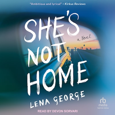 She's Not Home – omslag til lydbogen af Lena George