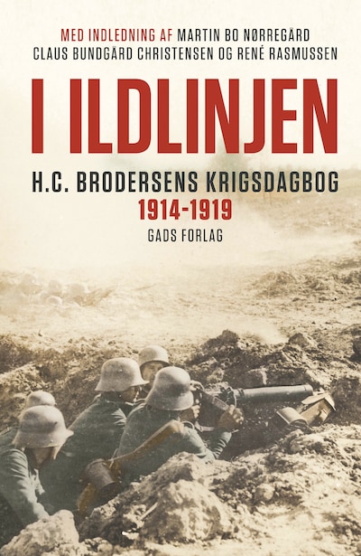 I ildlinjen – omslag til lydbogen af Hans Christian Brodersen