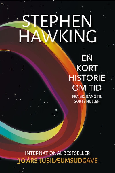 En kort historie om tid – omslag til lydbogen af Stephen Hawking
