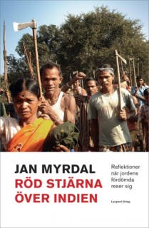 Röd stjärna över Indien – omslag till ljudboken av Jan Myrdal