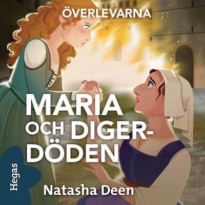 Maria och digerdöden – omslag till ljudboken av Natasha Deen