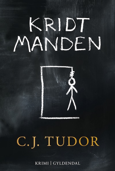 Kridtmanden – omslag til lydbogen af C. J. Tudor