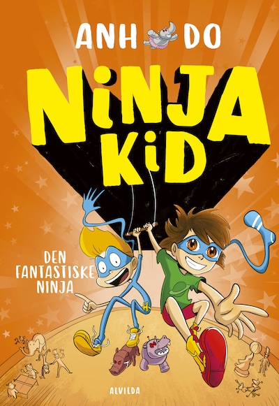 Ninja Kid 4: Den fantastiske ninja – omslag til lydbogen af Anh Do