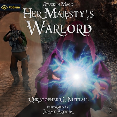 Her Majesty's Warlord – omslag til lydbogen af Christopher G. Nuttall