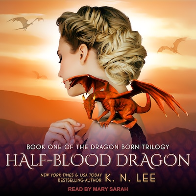 Half-Blood Dragon – omslag til lydbogen af K.N. Lee