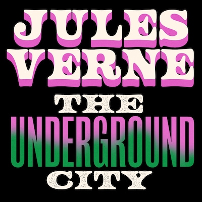 The Underground City – omslag til lydbogen af Jules Verne
