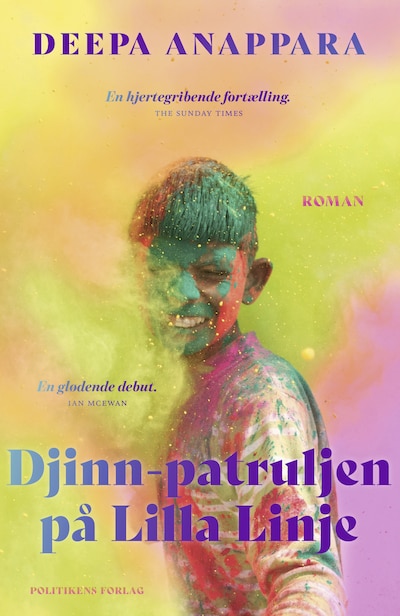 Djinn-patruljen på Lilla Linje – omslag til lydbogen af Deepa Anappara