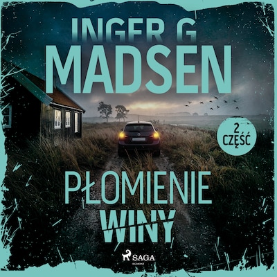 Płomienie winy: część 2 – okładka audiobooka, autor Inger Gammelgaard Madsen