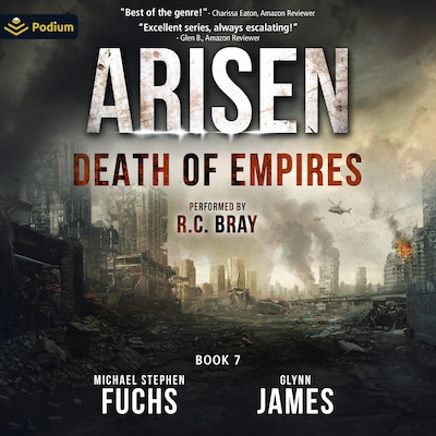 Death of Empires – omslag til lydbogen af Glynn James, Michael Stephen Fuchs