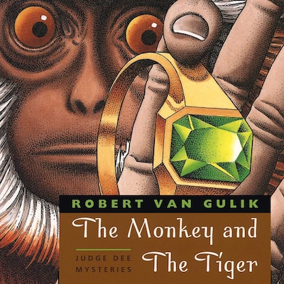 The Monkey and the Tiger – omslag til lydbogen af Robert van Gulik