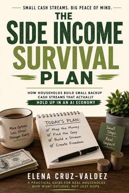 The Side Income Survival Plan – omslag til lydbogen af Elena Cruz Valdez