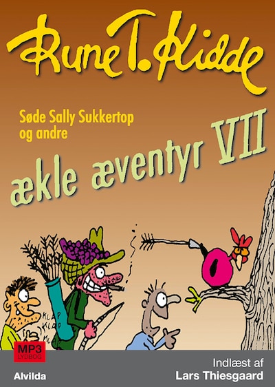 Søde Sally Sukkertop og andre ækle æventyr 7 – omslag til lydbogen af Rune T. Kidde