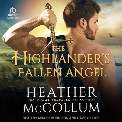 The Highlander's Fallen Angel – omslag til lydbogen af Heather McCollum