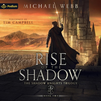 Rise of the Shadow – omslag til lydbogen af Michael Webb