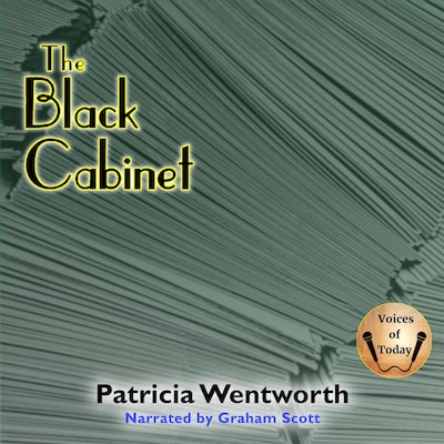 The Black Cabinet – omslag til lydbogen af Patricia Wentworth