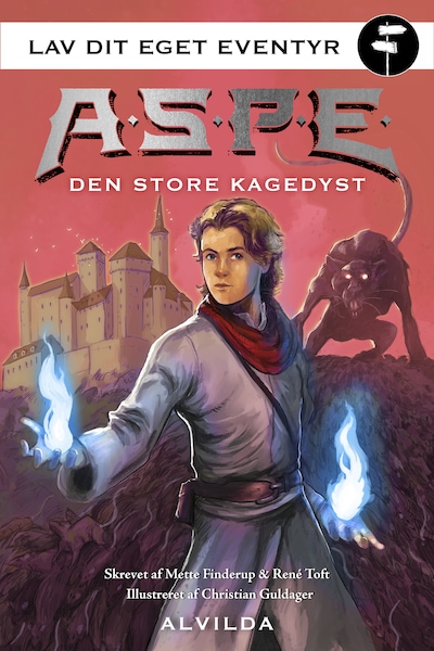 A.S.P.E. - Lav dit eget eventyr: Den store kagedyst – omslag til lydbogen af Mette Finderup, René Toft