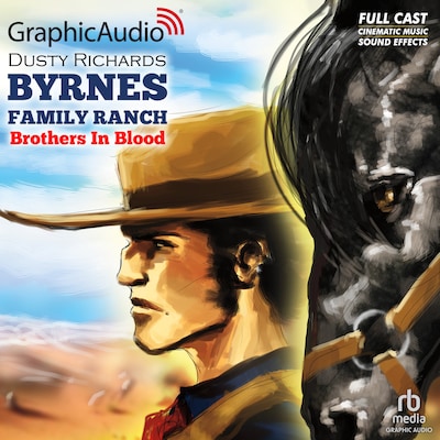 Brothers In Blood [Dramatized Adaptation] – omslag til lydbogen af Dusty Richards