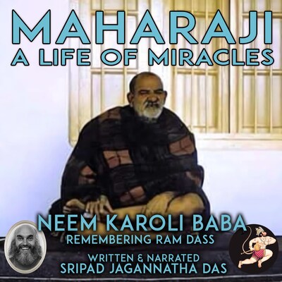 Maharaji A Life Of Miracles – omslag til lydbogen af Sripad Jagannatha Das