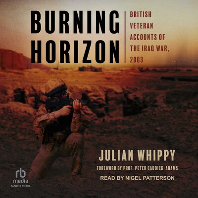 Burning Horizon – omslag til lydbogen af Julian Whippy