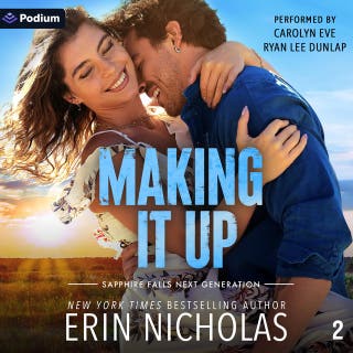 Making It Up: Sapphire Falls Next Generation, Book 2 – omslag till ljudboken av Erin Nicholas