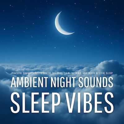 Sleep Vibes: Ambient Night Sounds – omslag til lydbogen af Ambient Night Sounds Lab