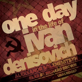 One Day in the Life of Ivan Denisovich – omslag til lydbogen af Aleksandr Solzhenitsyn