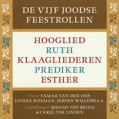 De vijf Joodse feestrollen – omslag van het luisterboek van Menno Ten Brink