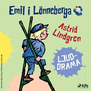 Emil i Lönneberga – Ljuddrama – omslag till ljudboken av Astrid Lindgren