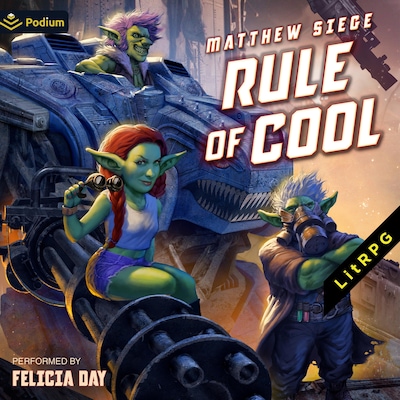 Rule of Cool: A litRPG Novel – omslag til lydbogen af Matthew Siege