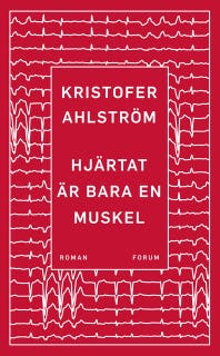 Hjärtat är bara en muskel – omslag till ljudboken av Kristofer Ahlström
