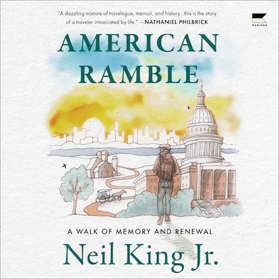 American Ramble – omslag van het luisterboek van Neil King
