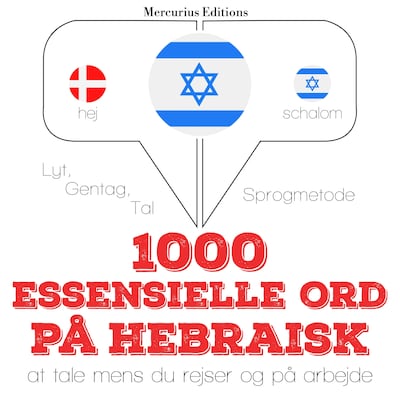 1000 essentielle ord på hebraisk – omslag til lydbogen af JM Gardner