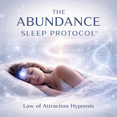 THE ABUNDANCE SLEEP PROTOCOL™ - Law of Attraction Hypnosis – omslag til lydbogen af The Hypnosis Guys