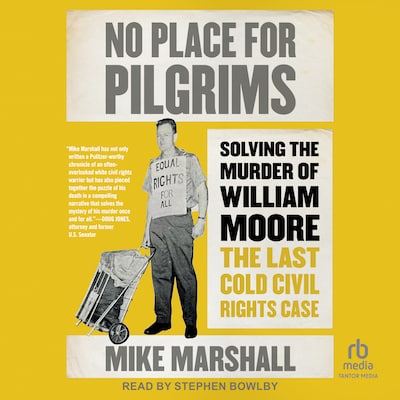 No Place for Pilgrims – omslag til lydbogen af Mike Marshall
