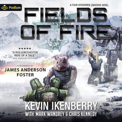 Fields of Fire – omslag til lydbogen af Kevin Ikenberry