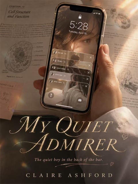 My Quiet Admirer – omslag til lydbogen af Claire Ashford