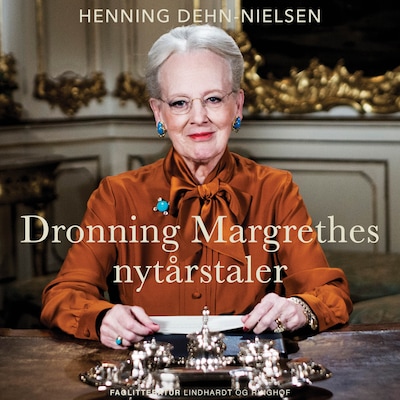 Dronning Margrethes nytårstaler – omslag til lydbogen af Henning Dehn-Nielsen