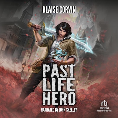 Past Life Hero – omslag til lydbogen af Blaise Corvin