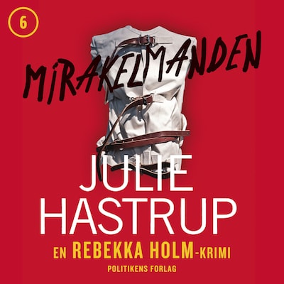 Mirakelmanden – omslag til lydbogen af Julie Hastrup