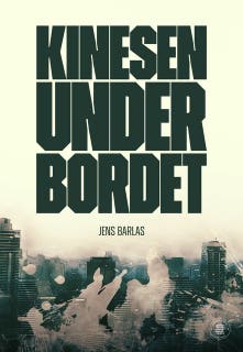 Kinesen under bordet – omslag till ljudboken av Jens Barlas