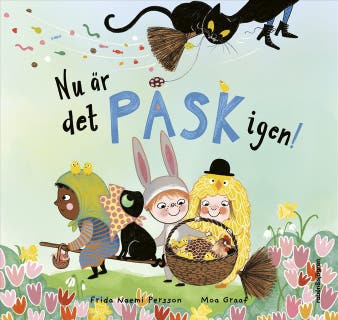 Nu är det påsk igen! – omslag till ljudboken av Frida Naemi Persson