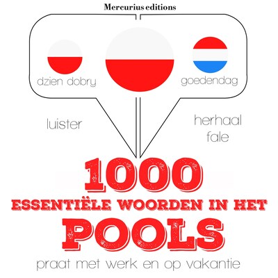 1000 essentiële woorden in het Pools – omslag van het luisterboek van JM Gardner