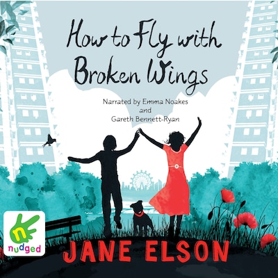 How to Fly With Broken Wings – omslag til lydbogen af Jane Elson