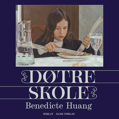Døtreskole – omslag til lydbogen af Benedicte Huang