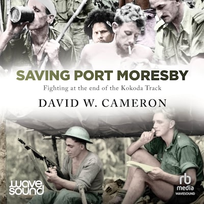 Saving Port Moresby – omslag til lydbogen af David W. Cameron