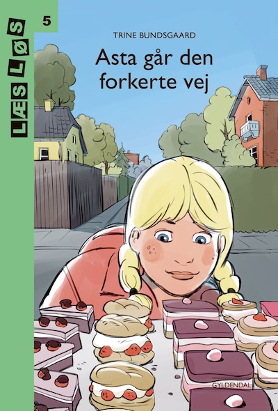 Asta går den forkerte vej – omslag til lydbogen af Trine Bundsgaard
