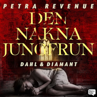 Den nakna jungfrun – omslag till ljudboken av Petra Revenue